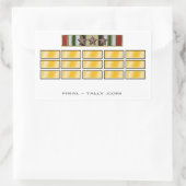 Sticker Irak 15 maand met 3 Campagnester (Tas)