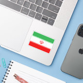 Sticker Iran (Ordinateur portable avec iPhone)