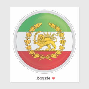 Sticker Iran Royaume des Lions Perse Pahlevi