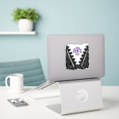 Sticker Iren Fyrd (Ordinateur portable sur le bureau)