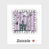 Sticker Iridescente Coquette Halloween (Feuille)