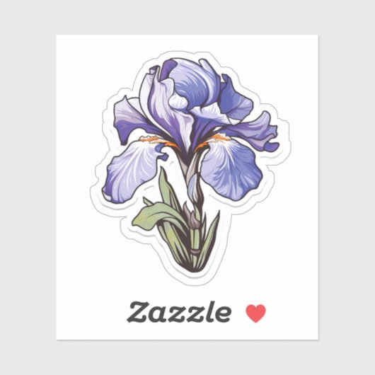 Sticker Iris (Feuille)