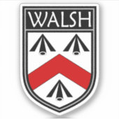 Sticker Irish Clan Crest - Walsh (Devant)