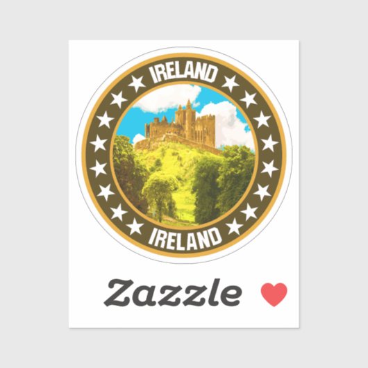 Sticker Irlande (Feuille)