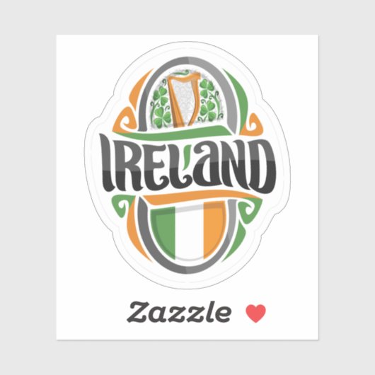 Sticker Irlande (Feuille)