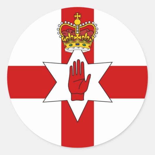 Sticker Irlande du Nord, Irlandais, Belfast, Ulste (Devant)