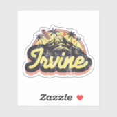 Sticker Irvine, Californie (Feuille)