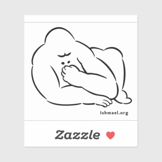 Sticker Ishmael par Daniel Quinn (Feuille)