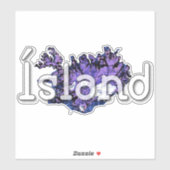 Sticker Islande (Feuille)