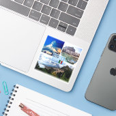 Sticker IT Sicile - Etna Volcano - Cefalu' - Taormina - (Ordinateur portable avec iPhone)