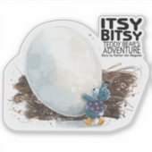 Sticker Itsy Bitsy Teddy Bear Willie (Devant)
