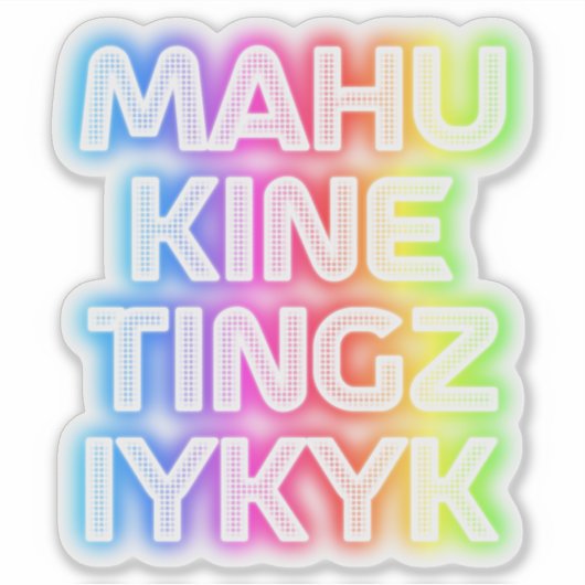 Sticker Iykyk (Devant)