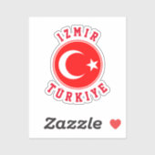 Sticker Izmir, Turquie (Feuille)