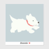 Sticker Izzie Le Westie (Feuille)