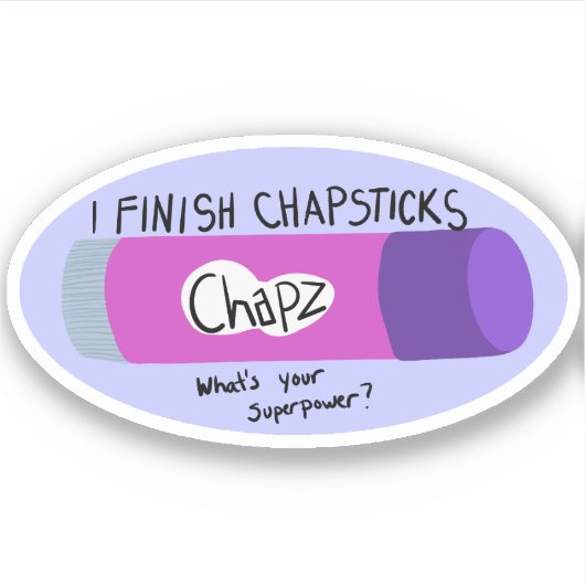 Sticker J'Acheve Les Chapitres (Devant)