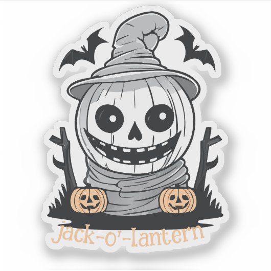 Sticker Jack-o-lanterne (Devant)