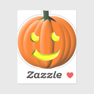 Sticker Jack-O-Lanterne classique