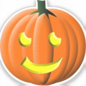 Sticker Jack-O-Lanterne classique (Recto)