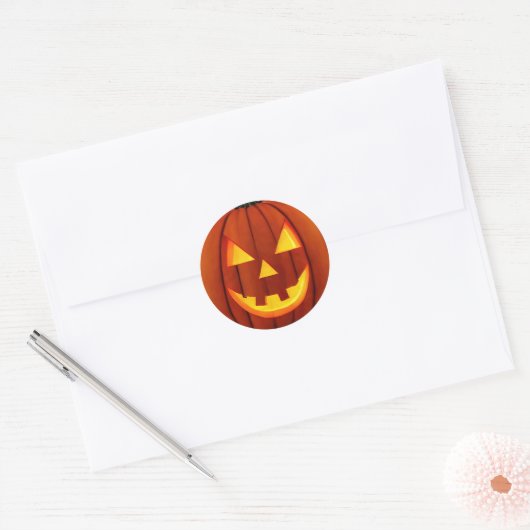 Sticker Jack-O'Lantern (Enveloppe)
