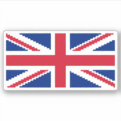 Sticker Jack Pixel Union 8 bits (Devant)