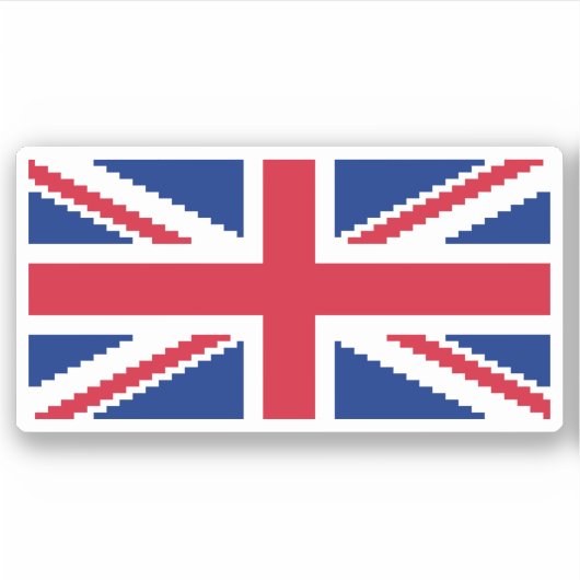 Sticker Jack Pixel Union 8 bits (Devant)