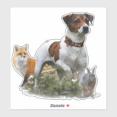 Sticker Jack Russell Terrier, Art (Feuille)