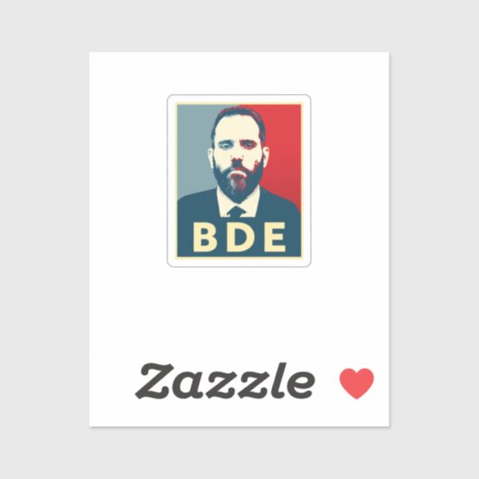 Sticker Jack Smith : BDE (Feuille)