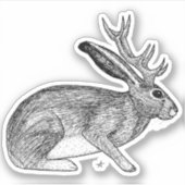 Sticker Jackalope (Devant)