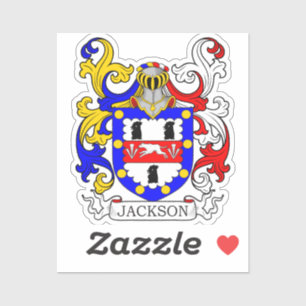 Sticker Jackson Family Crest