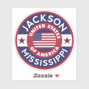 Sticker JACKSON, Mississippi