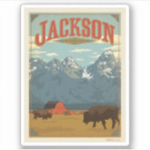 Sticker Jackson | Wyoming (Devant)