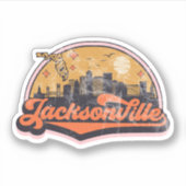 Sticker Jacksonville, Floride (Devant)