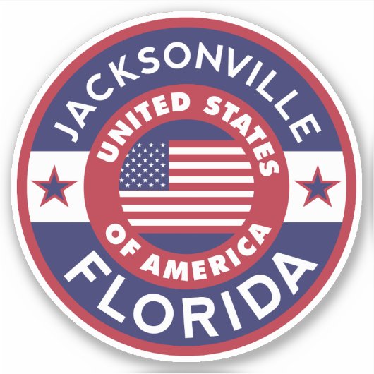 Sticker JACKSONVILLE, Floride (Devant)