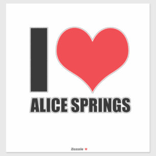 Sticker J'adore Alice Springs