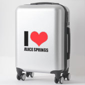 Sticker J'adore Alice Springs (Sur valise)