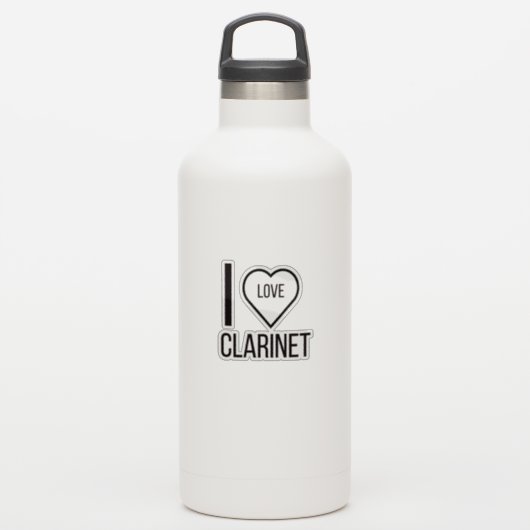 STICKER J'ADORE CLARINET (Gourde)