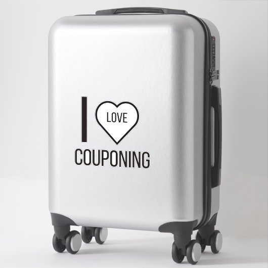STICKER J'ADORE LA COUPONSE (Sur valise)