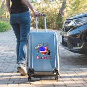 Sticker J'adore le 4 juillet (Valise Insitu)