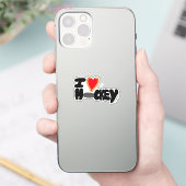 Sticker J'adore le hockey (Téléphone)