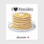 Sticker J'adore les crêpes | Yummy Foodie (Feuille)