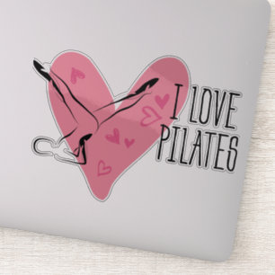 Sticker J'ADORE PILATES Pilates Pose