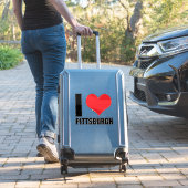 Sticker J'adore Pittsburg  (Valise Insitu)