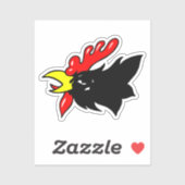 Sticker Jagdgeschwader 2 (JG 2) Maj Hans Assi Hahn Emblem (Feuille)