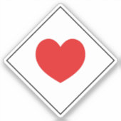 Sticker Jagdgeschwader 77 (JG 77) Herz Comme Insigne (Recto)