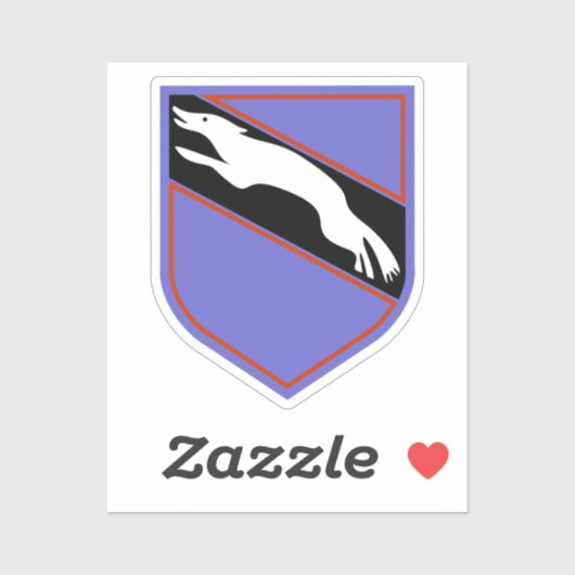 Sticker Jagdgeschwader 7 "Nowotny" (JG 7) Emblem Carré St (Feuille)