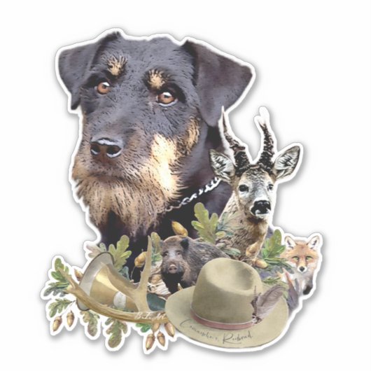 Sticker Jagdterrier (Devant)