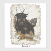 Sticker Jagdterrier (Feuille)