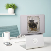 Sticker Jagdterrier (Ordinateur portable sur le bureau)