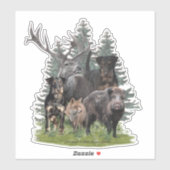 Sticker Jagdterrier (Feuille)