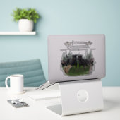 Sticker Jagdterrier Bo c. Renbrad Kennel. Ordinateur porta (Ordinateur portable sur le bureau)